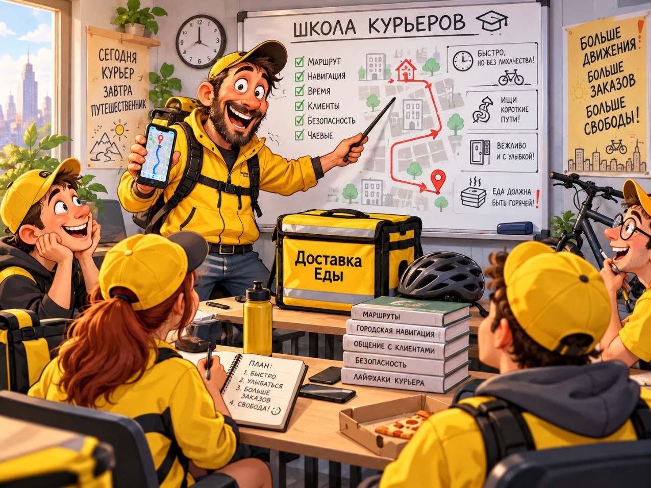 Школа курьера и курсы