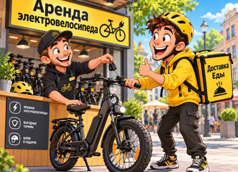 Аренда электровелосипеда курьеру